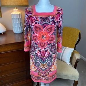DRESS BARN SQUARE NECK DRESS